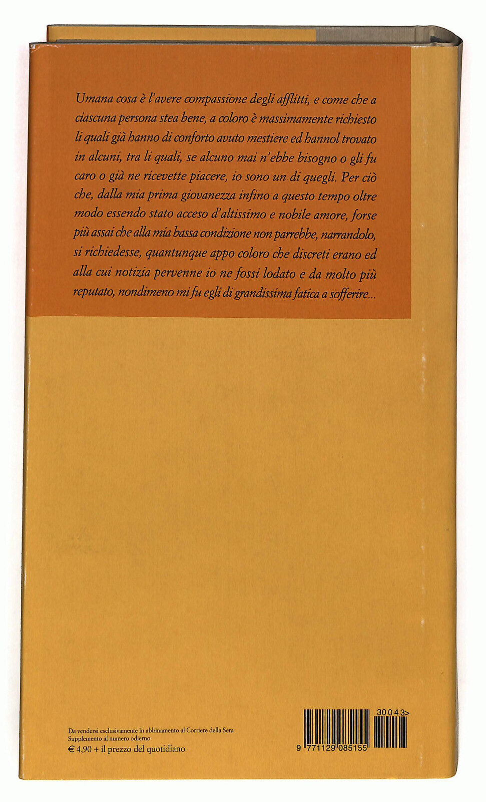 EBOND Corriere Della Sera I Grandi Romanzi Italiani N. 43 Libro LI033940