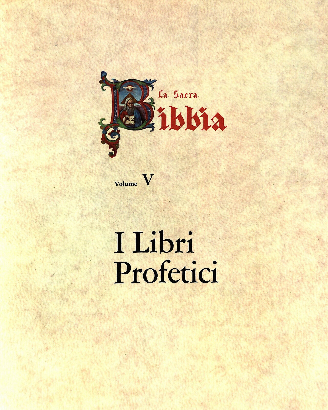 EBOND La Sacra Bibbia Vol V Fabbri Editore 1964 Libro LI034003