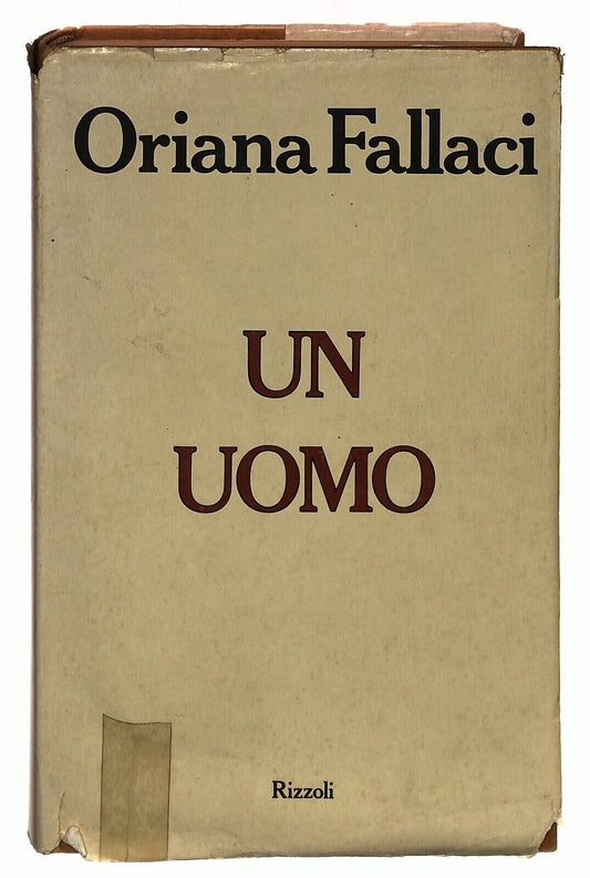 EBOND Un Uomo Oriana Fallaci Rizzoli 1980 Libro LI034070