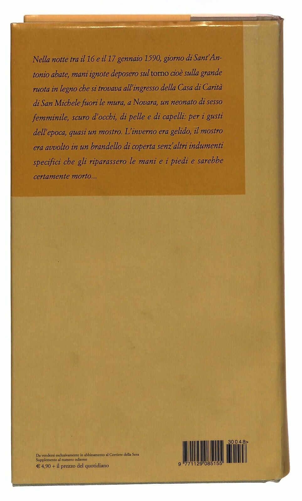EBOND La Chimera Sebastiano Vassalli Corriere Della Sera 2003libro LI034077