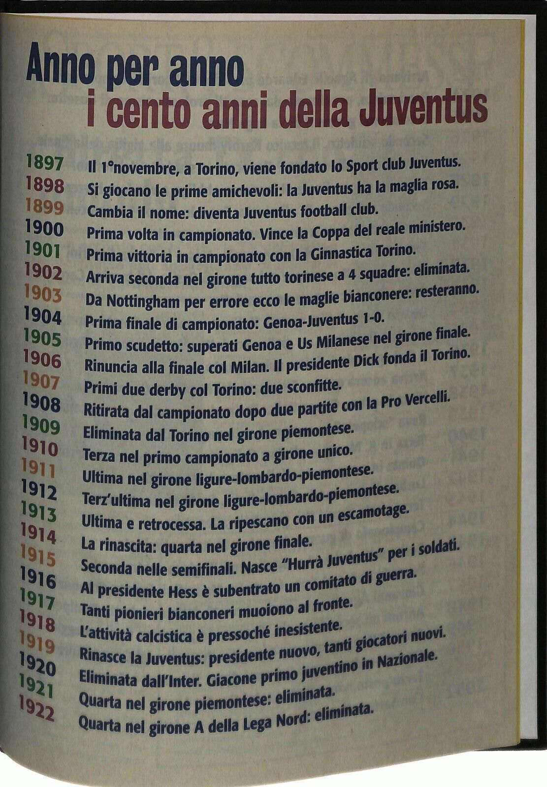 EBOND Only Juve i Cento Anni Della Juve Libro LI034133