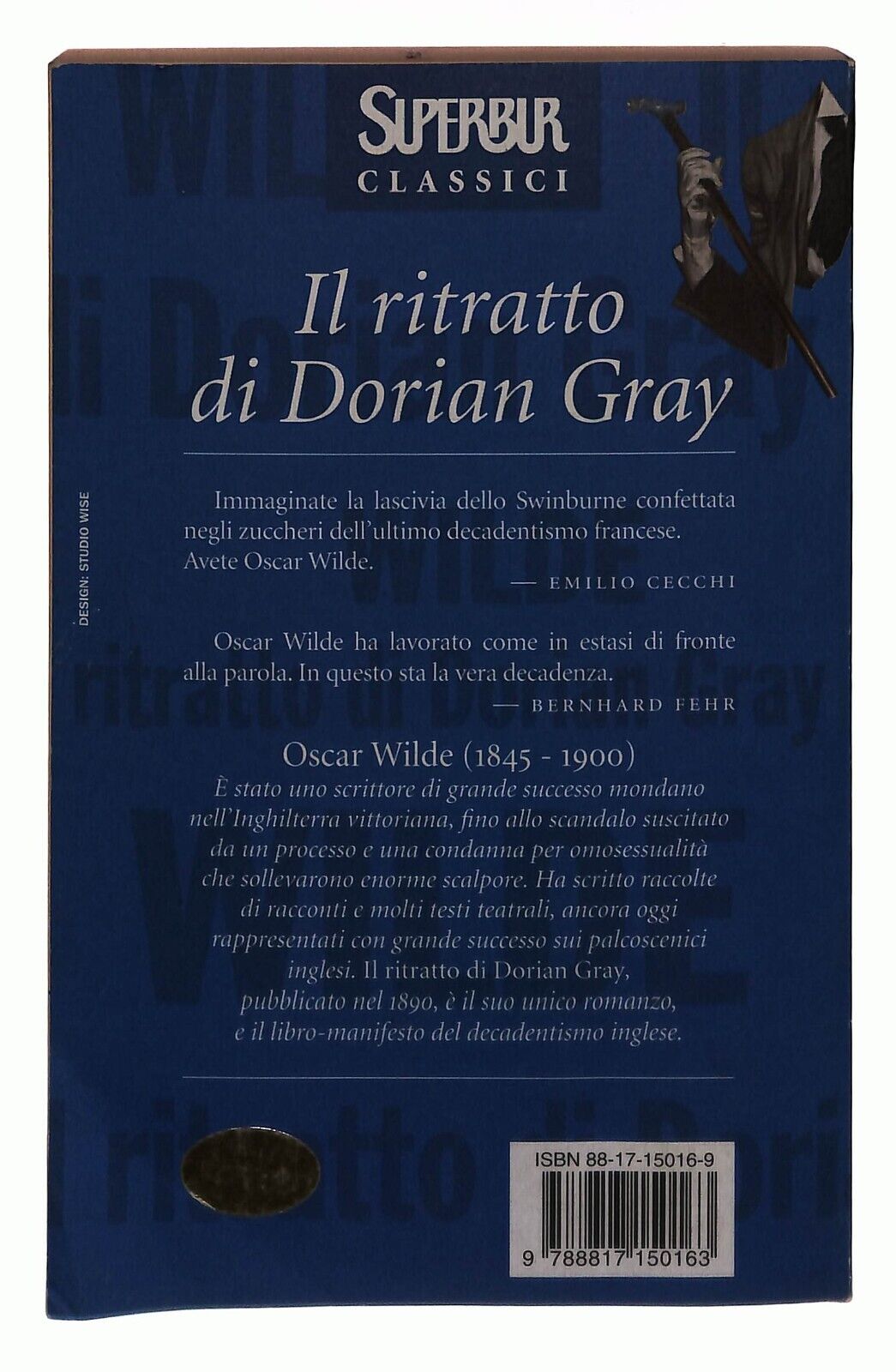 EBOND Il Ritratto Di Dorian Gray Oscar Wilde Bur 1998 Libro LI034178