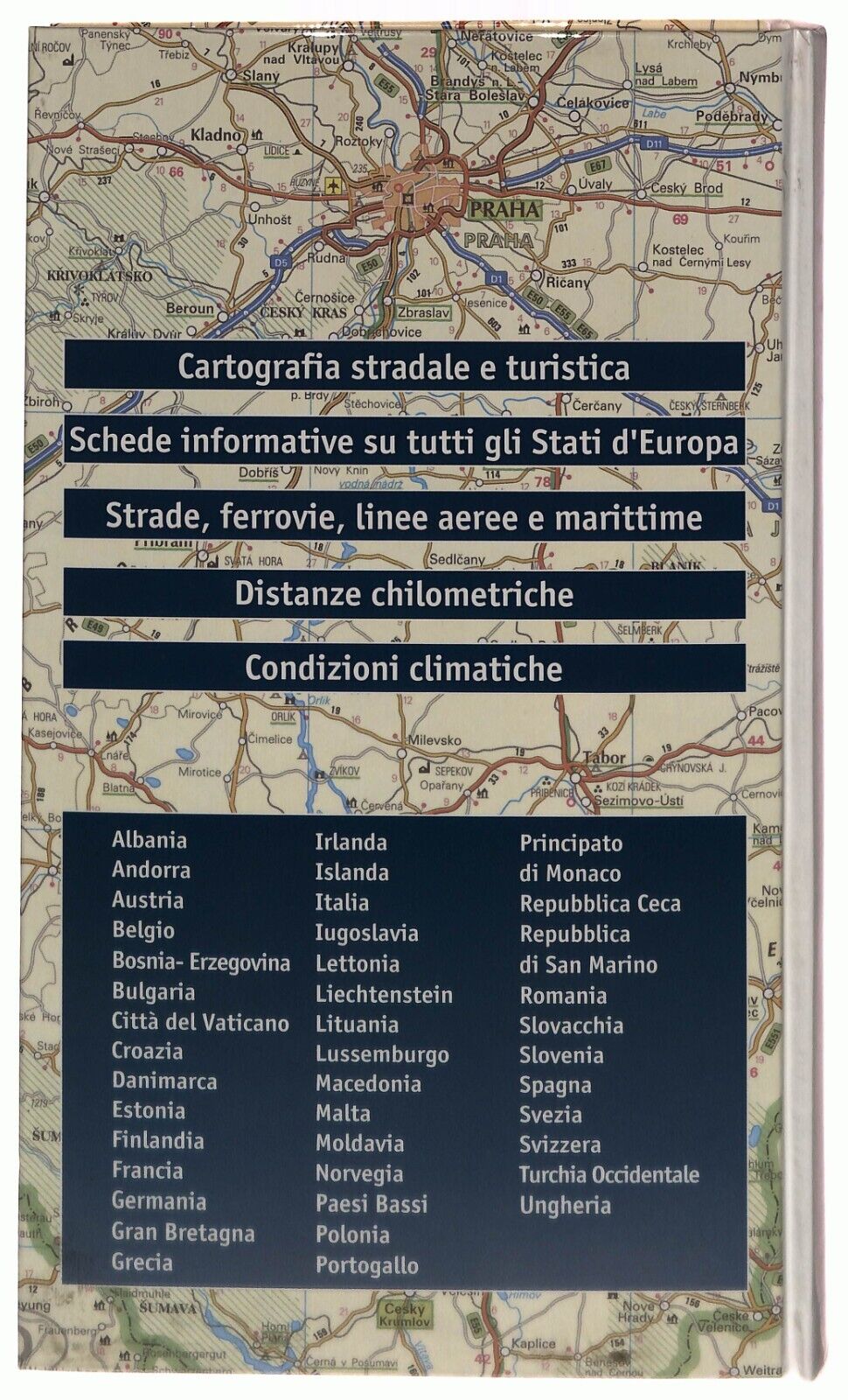 EBOND Itinerari D'europa Atlante Turistico Stradale Corriere Sera Libro LI034181