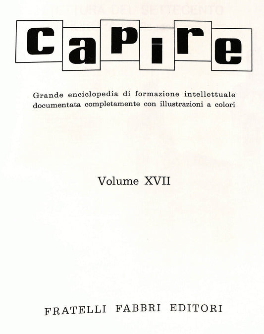 EBOND Capire Grande Enciclopedia Vol Xvii Fabbri Editore Libro LI034202