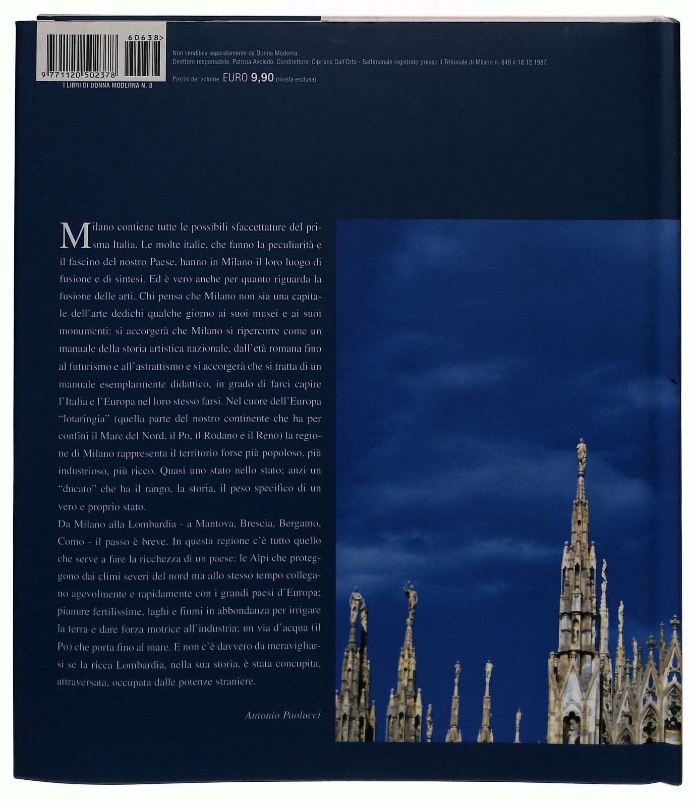 EBOND i Tesori D'italia Milano e Lombardia Donna Moderna Libro LI034452