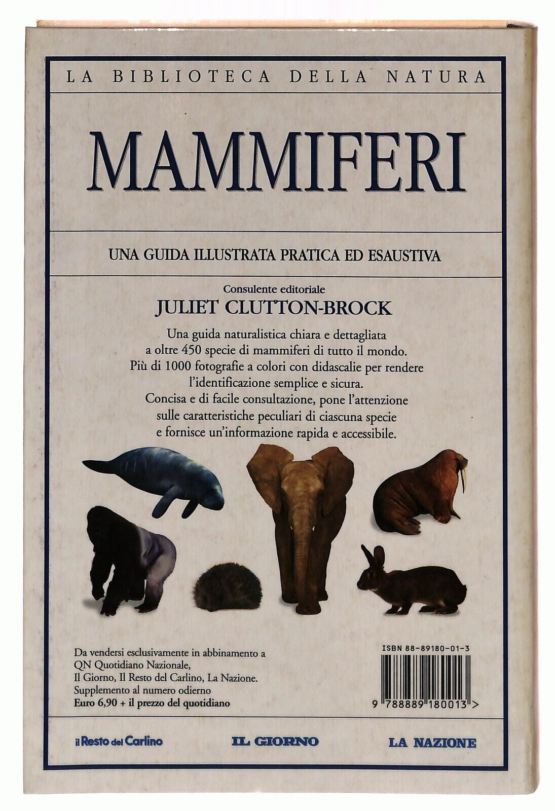 EBOND Mammiferi Guida Illustrata La Biblioteca Della Natura Libro LI034589