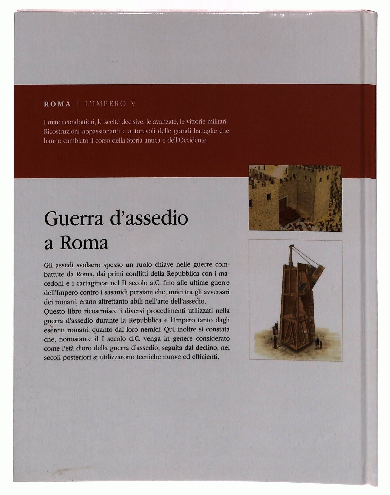 EBOND L’impero V. Guerra D’assedio a Roma Osprey Roma e Grecia Libro LI034733