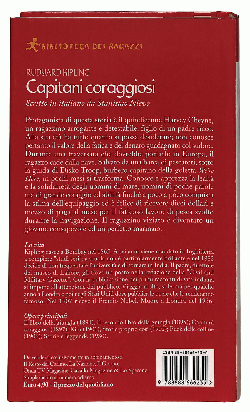 EBOND Capitani Coraggiosi Di R. Kipling Biblioteca Dei Ragazzi Libro LI034791