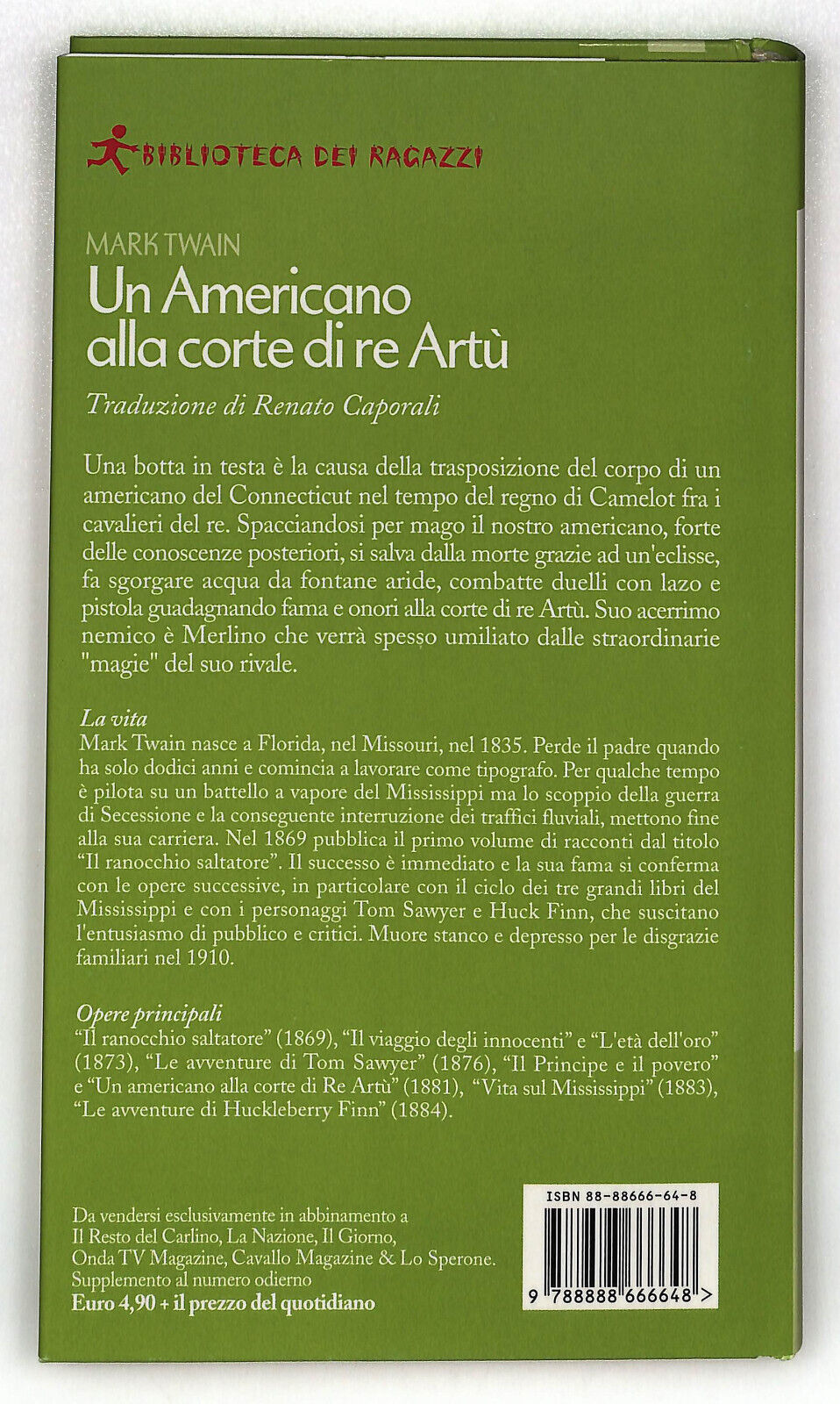 EBOND Un Americano Alla Corte Di Re Artu Biblioteca Dei Ragazzi Libro LI034810