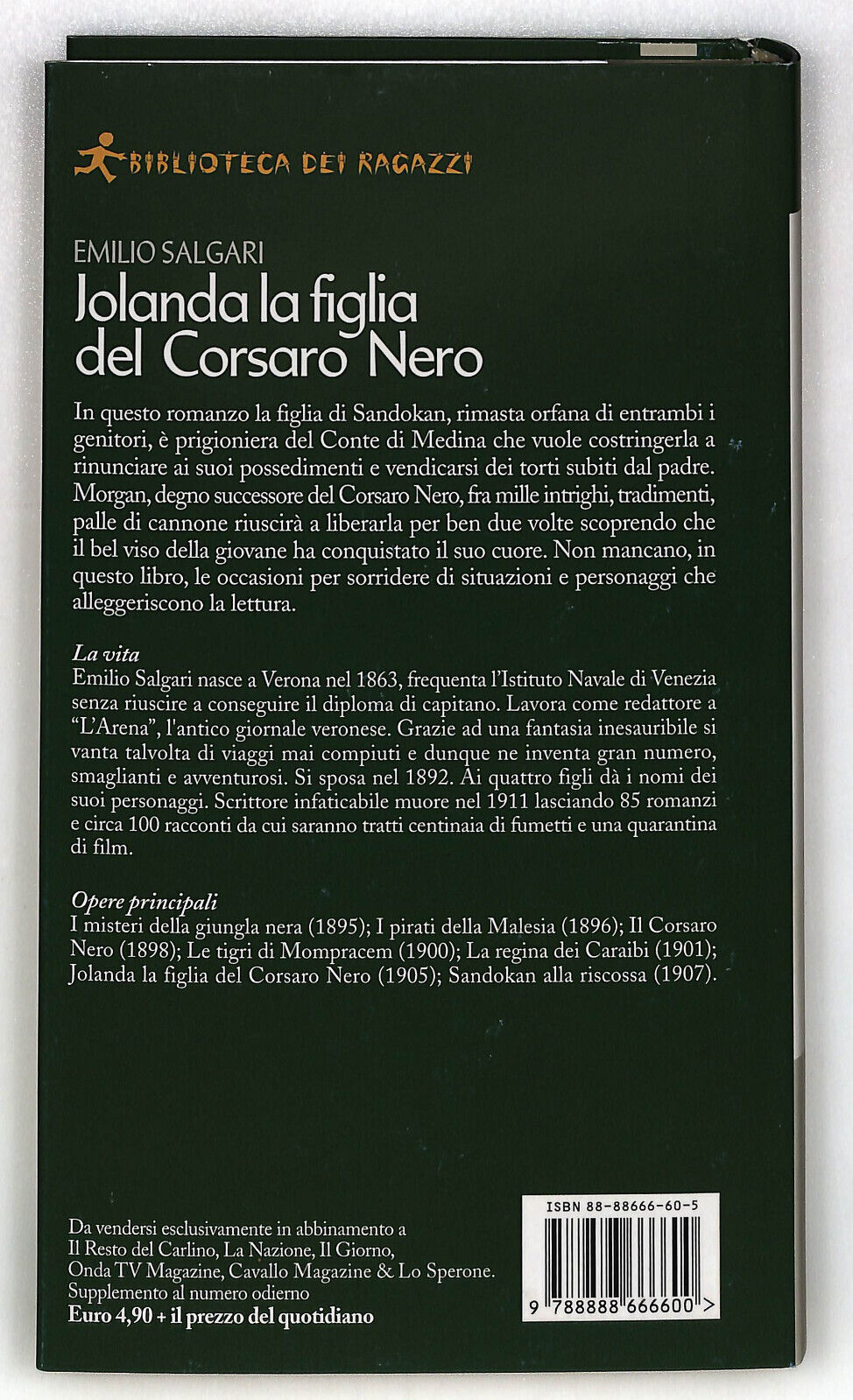 EBOND Jolanda La Figlia Del Corsaro Nero Biblioteca Dei Ragazzi Libro LI034817