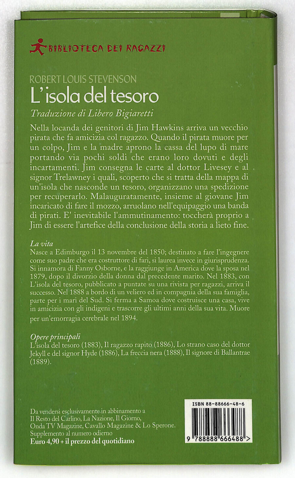 EBOND L'isola Del Tesoro Di R L Stenvenson Biblioteca Dei Ragazzi Libro LI034827