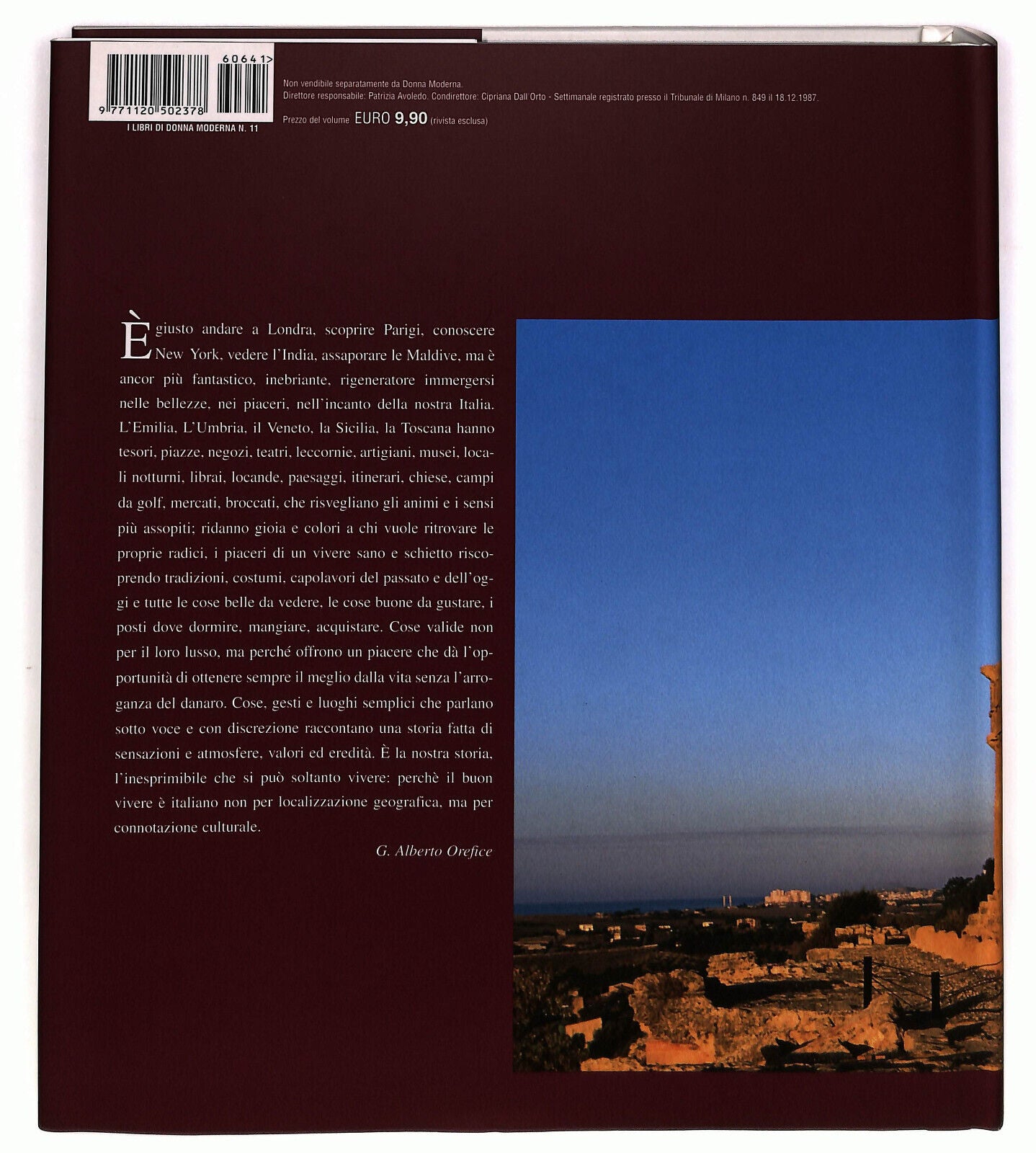 EBOND i Tesori D'italia Sicilia Donna Moderna Libro LI034890