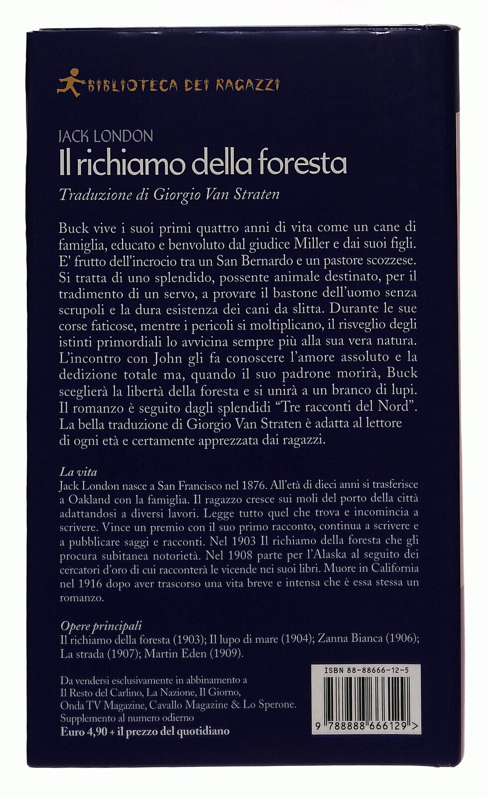 EBOND Il Richiamo Della Foresta Jack London Biblioteca Ragazzi Libro LI034982