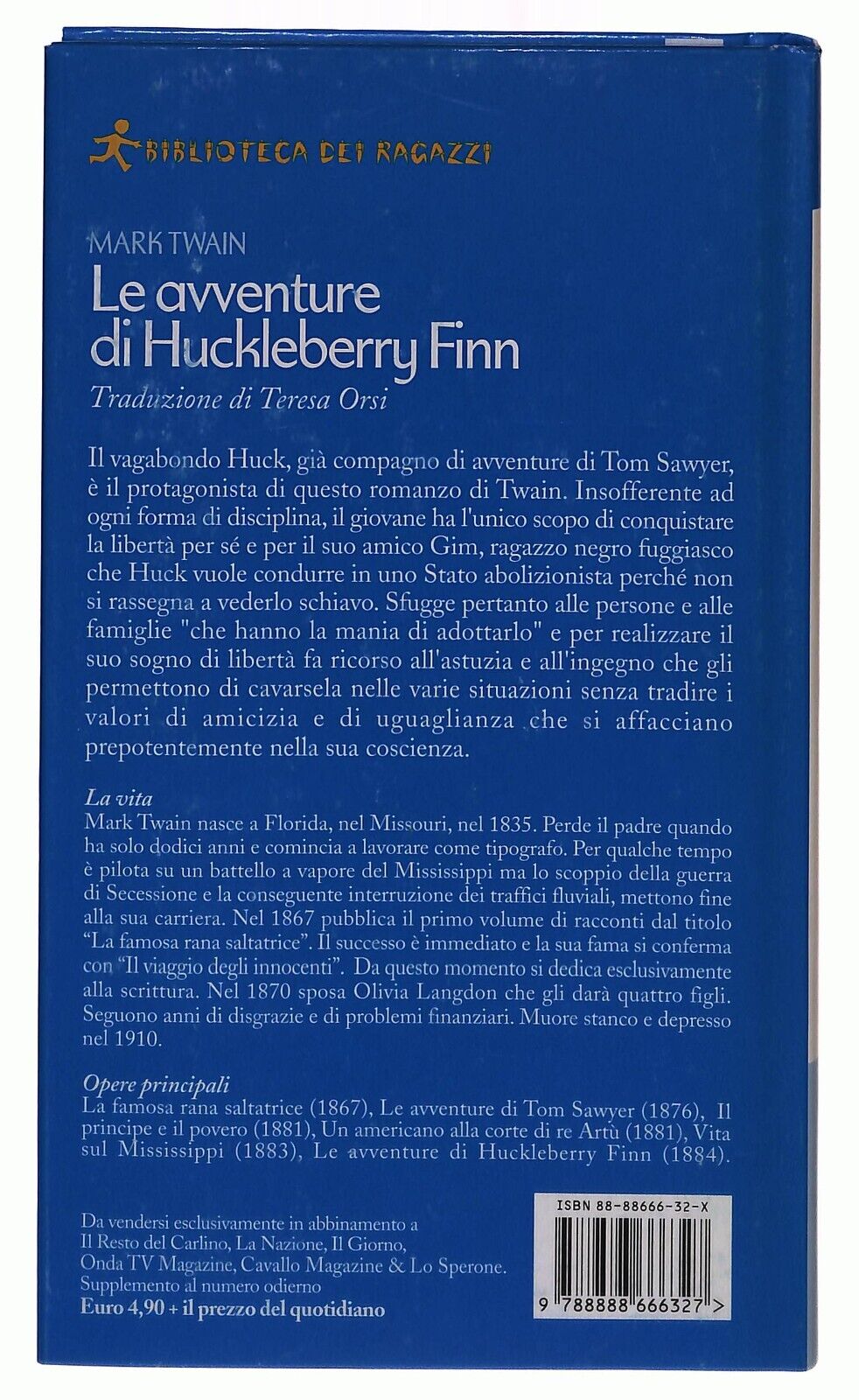 EBOND Le Avventure Di Huckleberry Finn Twain Mark Vol. 26 Libro LI034988