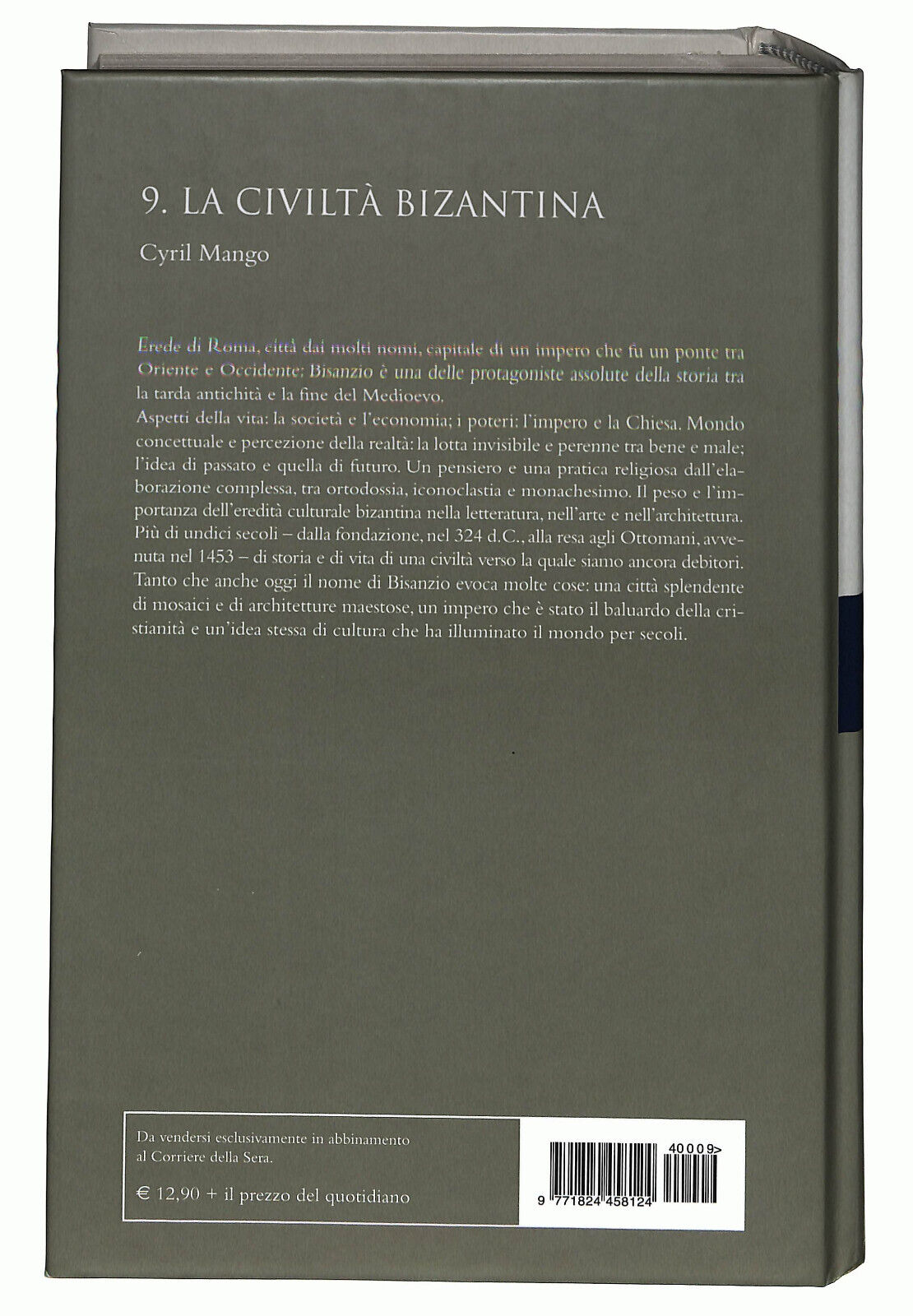 EBOND Storia Universale 9 La Civilta Bizantina Corriere Della Sera Libro LI035232