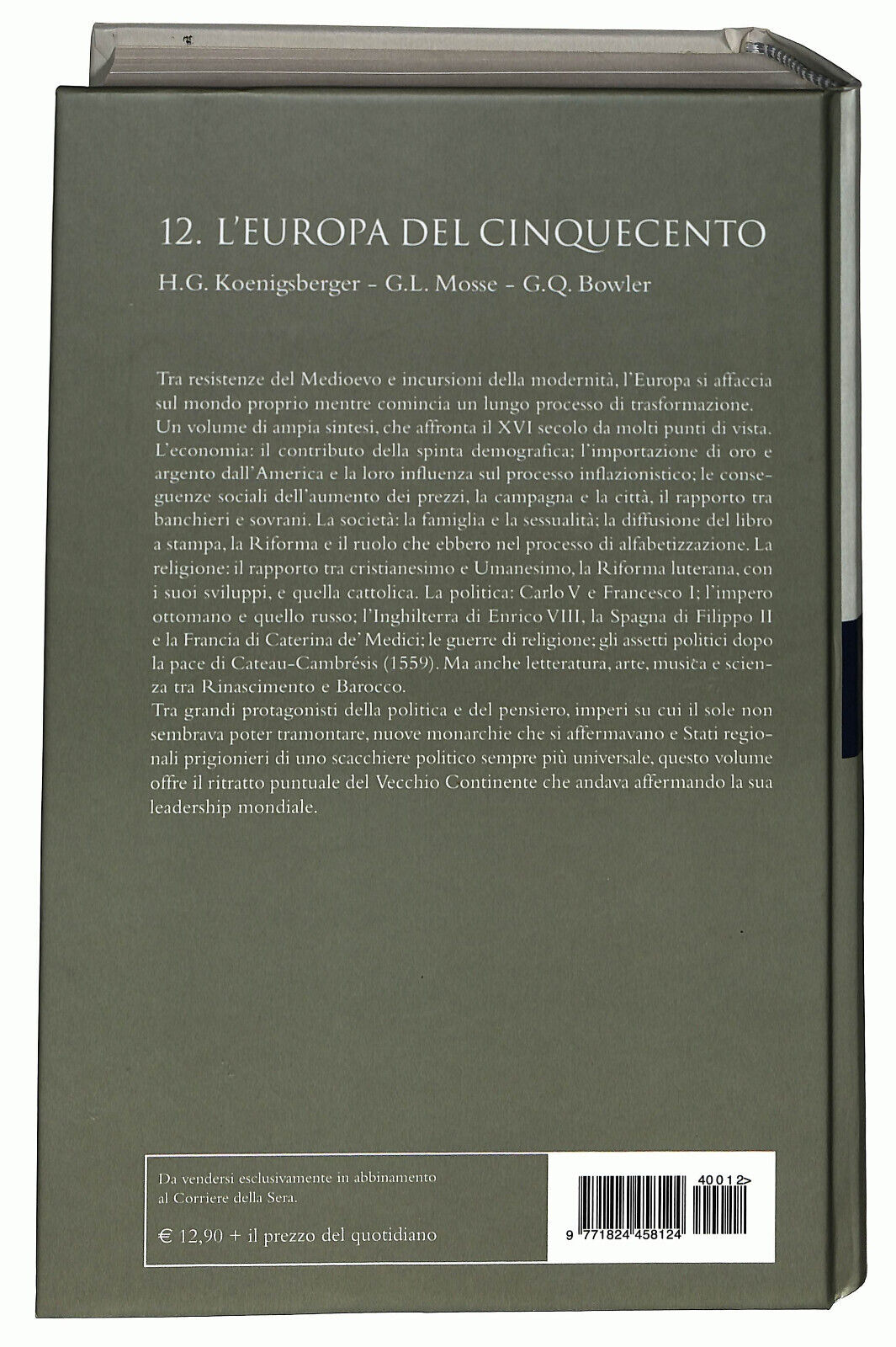 EBOND Storia Universale 12 L'europa Del 500 Corriere Della Sera Libro LI035253