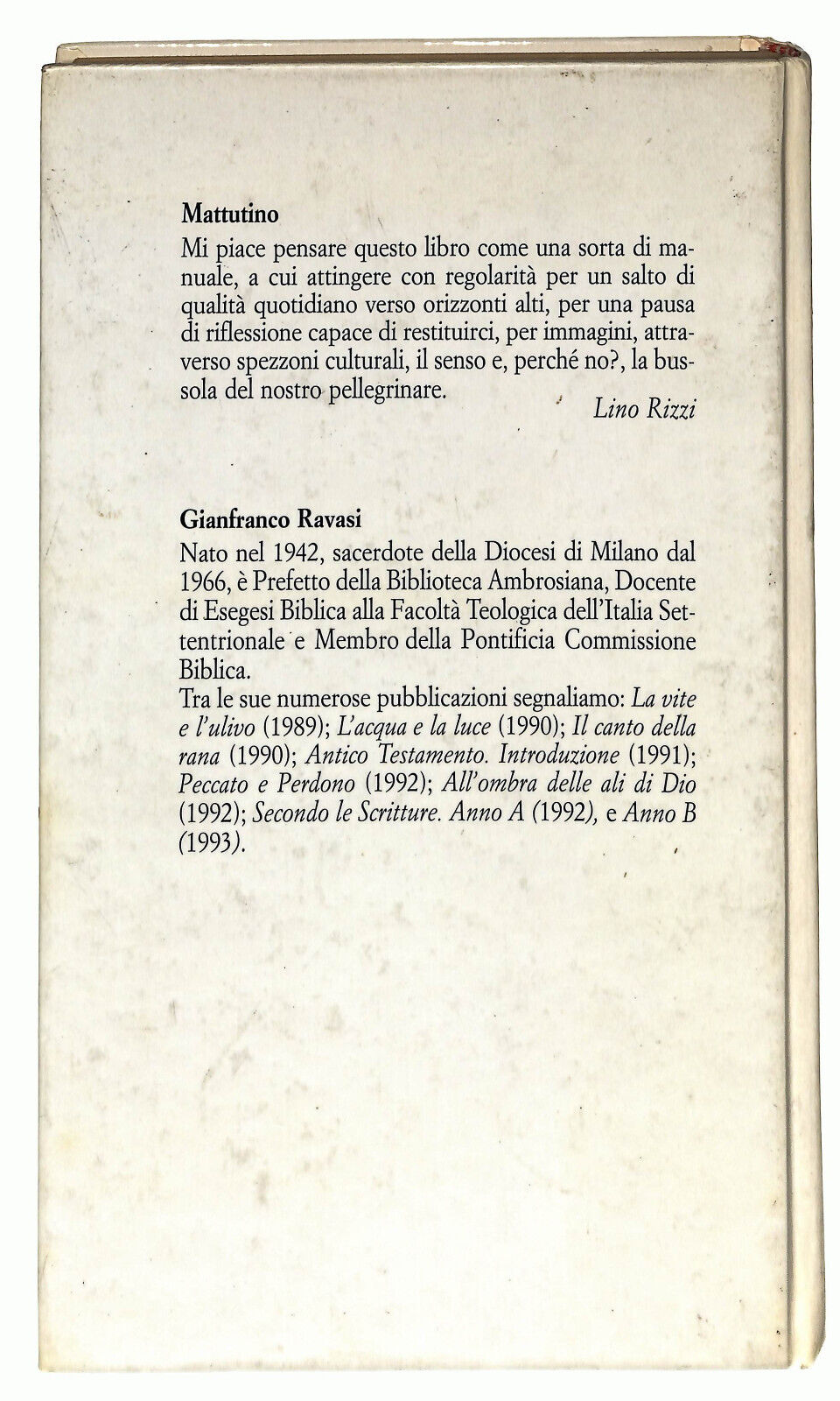 EBOND Mattutino Di Gianfranco Ravasi Libro LI035259