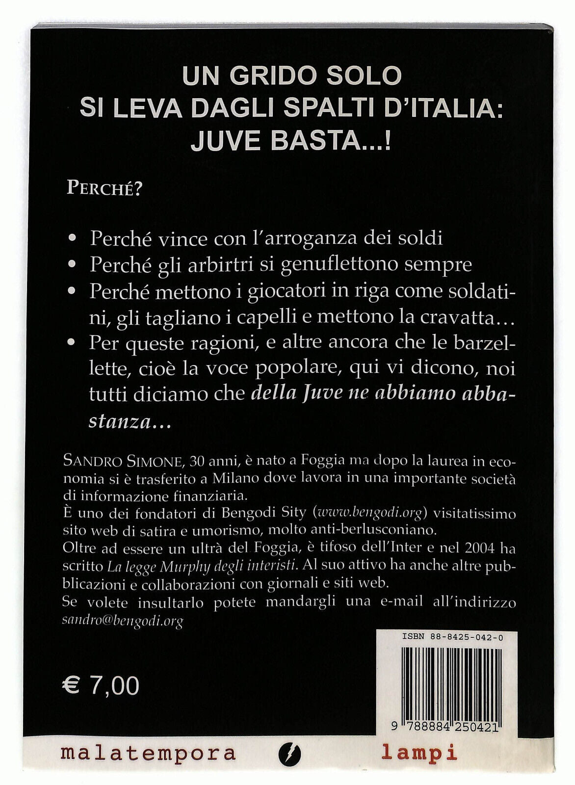 EBOND Barzellette Sulla Juventus e Raccontini.. Libro LI035307