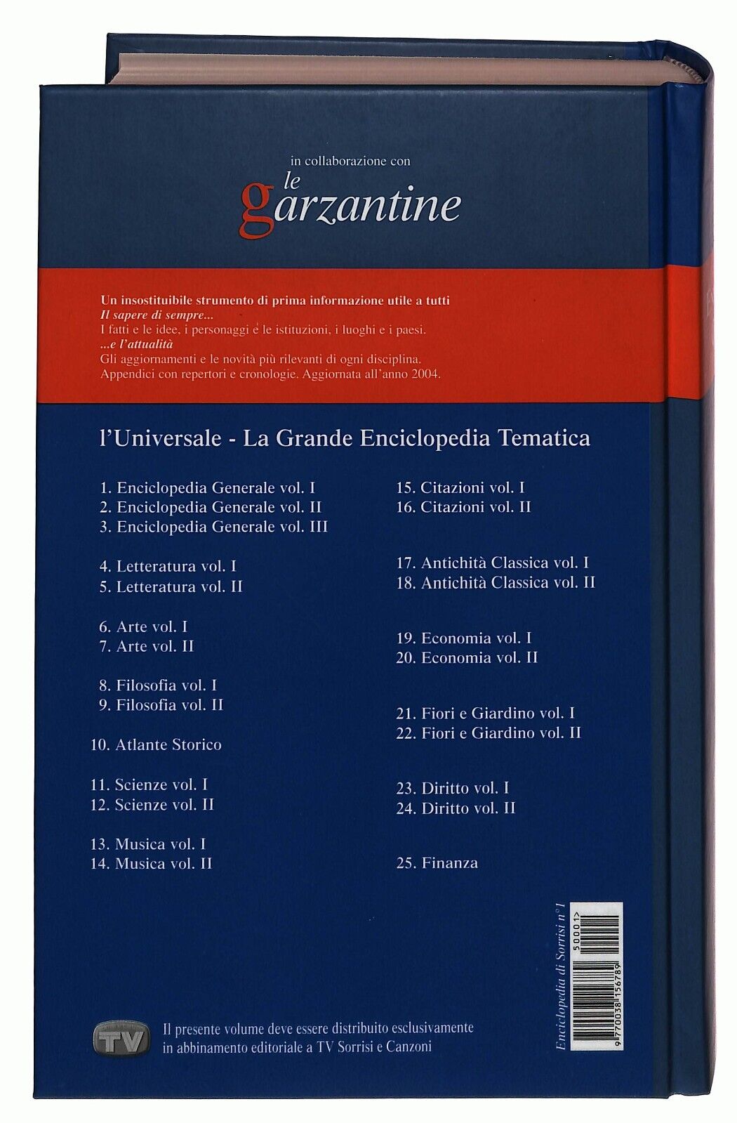EBOND L'universale Vol. 1,2,3 Enciclopedia Generale Garzantine Libro LI035403