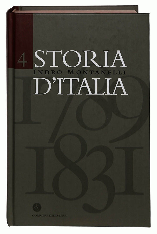 EBOND Storia D'italia 1789-1831 Vol.4 Montanelli Corriere Sera Libro LI035479