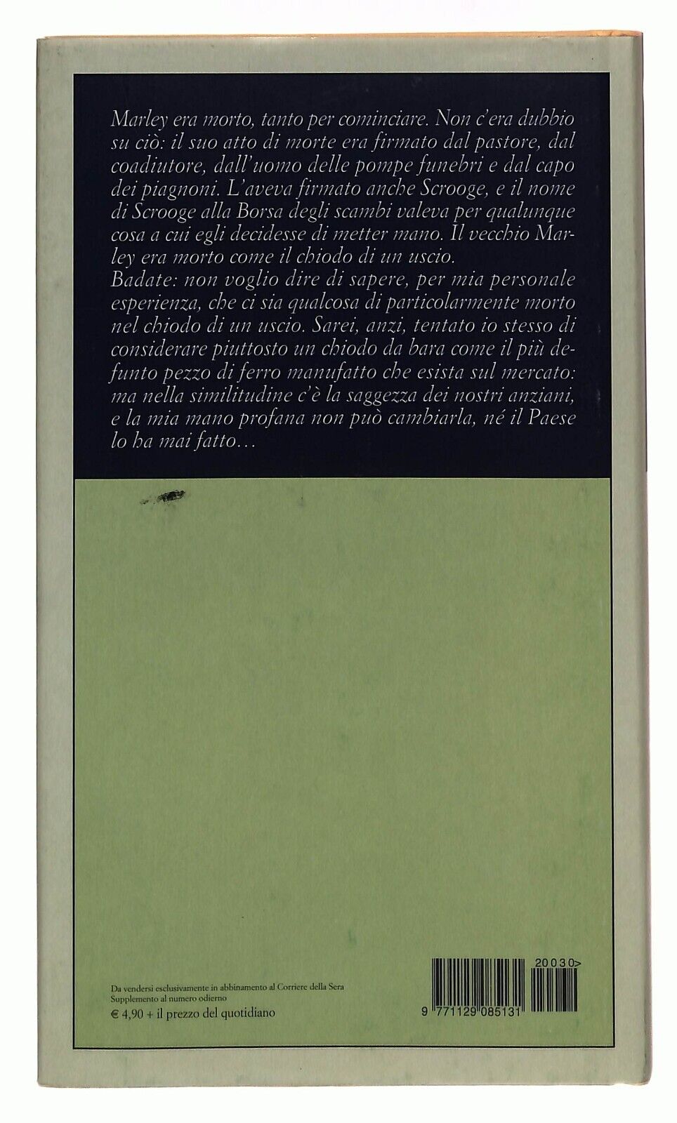 EBOND Canto Di Natale Charles Dickens Corriere Della Sera 2002 Libro LI035484