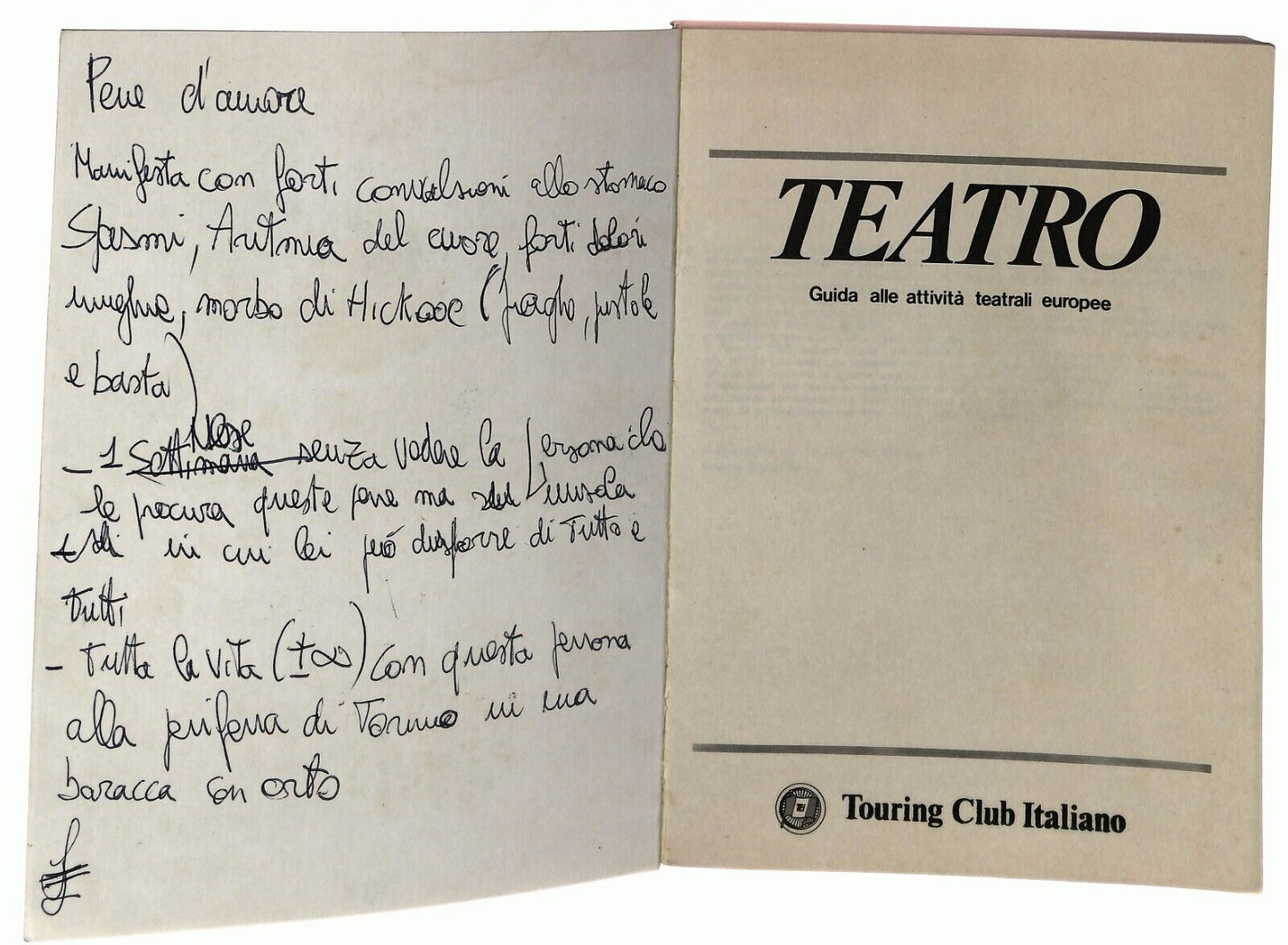 EBOND Teatro Guida Attivita' Teatrali Europee Touring Club Italia Libro LI035718