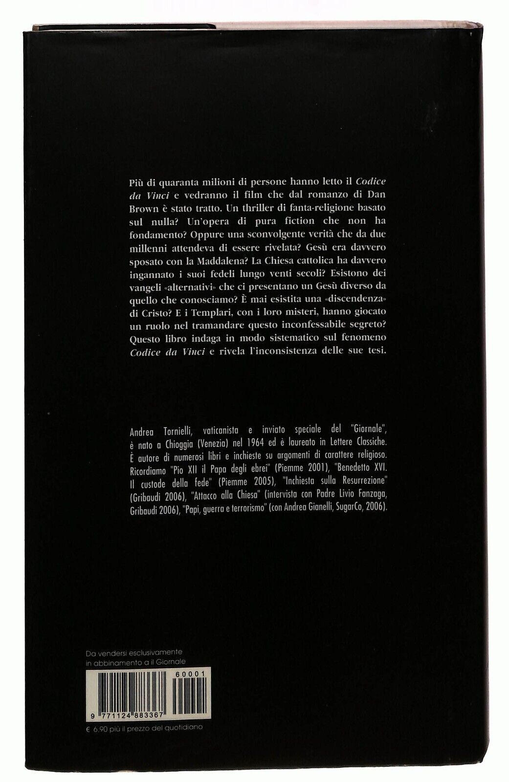 EBOND Processo Al Codice Da Vinci A. Tornelli Il Giornale 2006 Libro LI035758