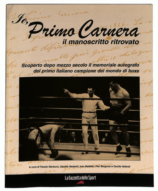 EBOND Io Primo Carnera Il Manoscritto Ritrovato Libro LI035888