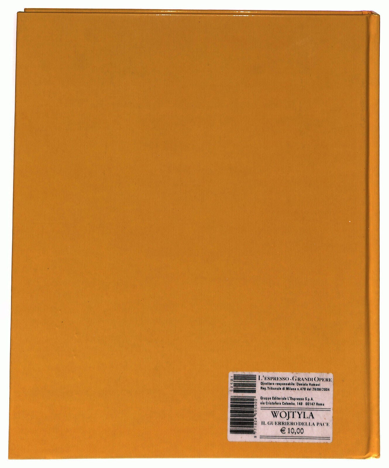 EBOND Wojtyla Il Guerriero Della Pace National Geographic Libro LI035926