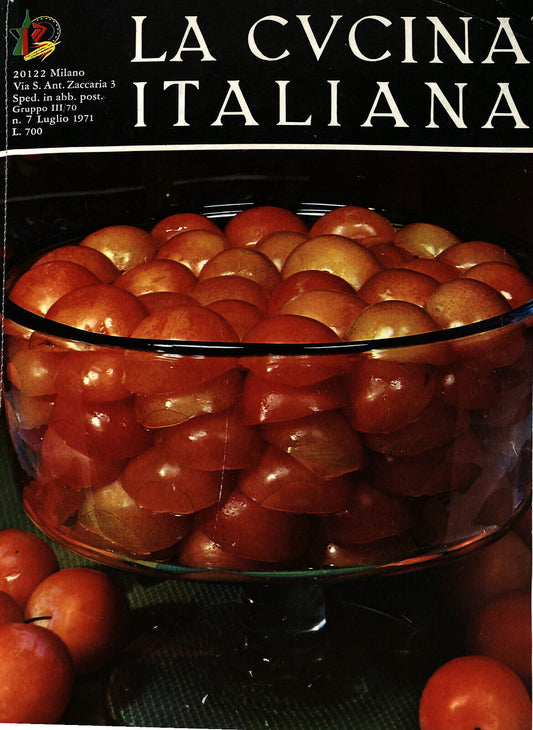 EBOND La Cucina Italiana Raccolta Di Riviste Luglio-dicembre 1971 Libro LI035976