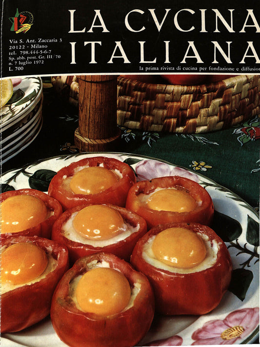 EBOND La Cucina Italiana Raccolta Di Riviste Luglio-dicembre 1972 Libro LI035978