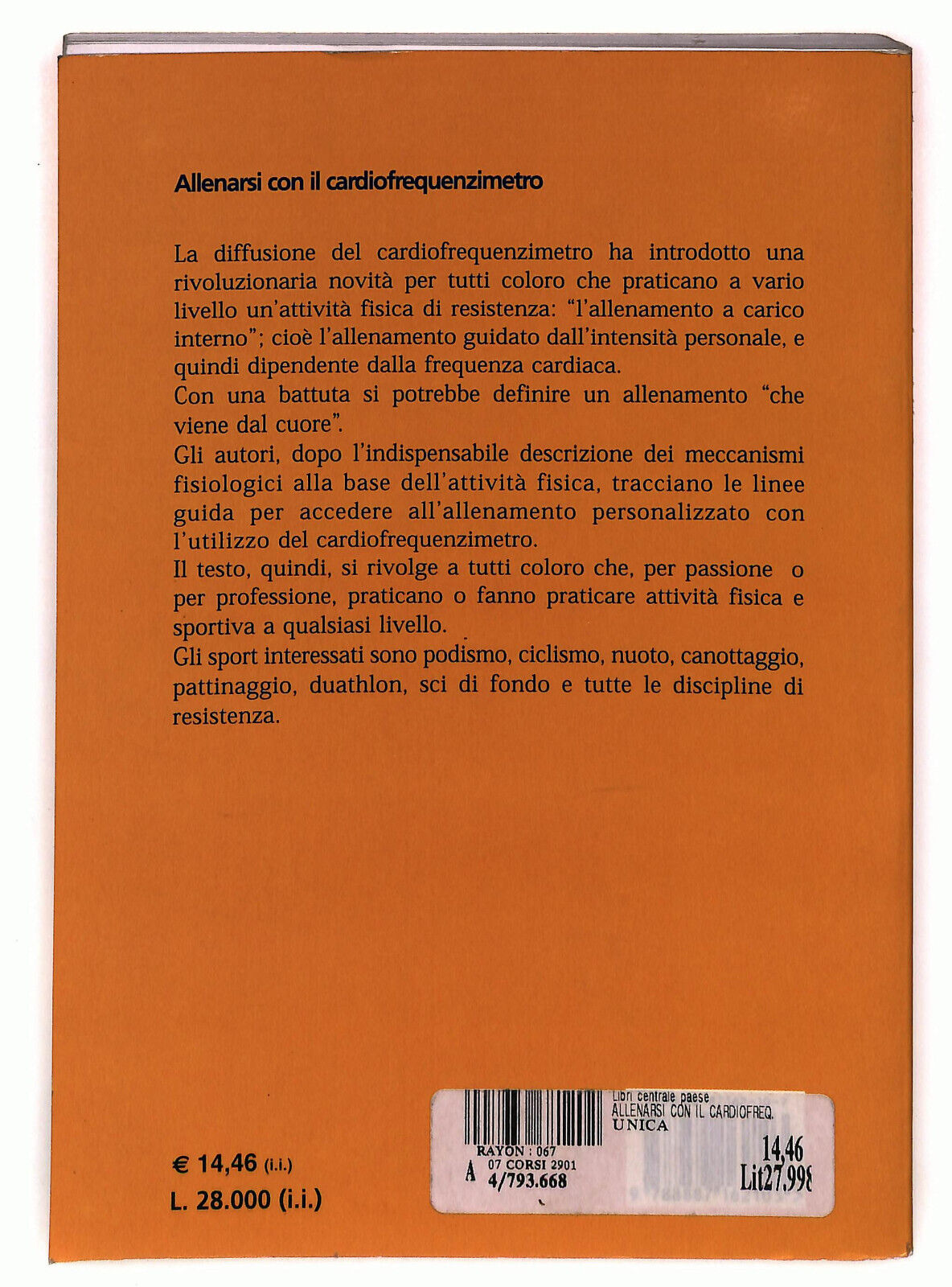 EBOND Allenarsi Con Il Cardiofrequenzimetro Libro LI035988