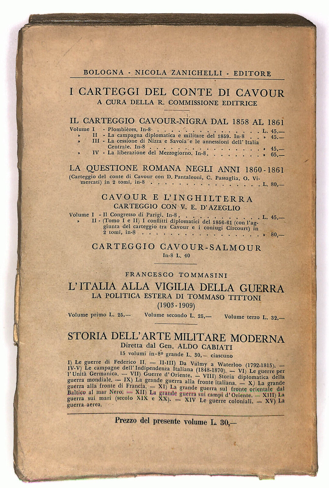 EBOND Storia Mondiale Dal 1814 Al 1938 Vol 2 Di Pietro Orsi 1940 Libro LI036009