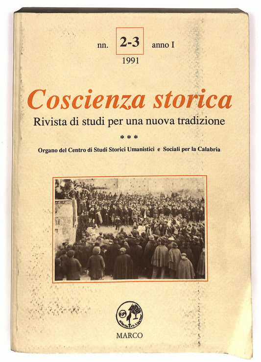 EBOND Coscienza Storica Rivista Di Studi Nn 2-3 1991 Libro LI036010