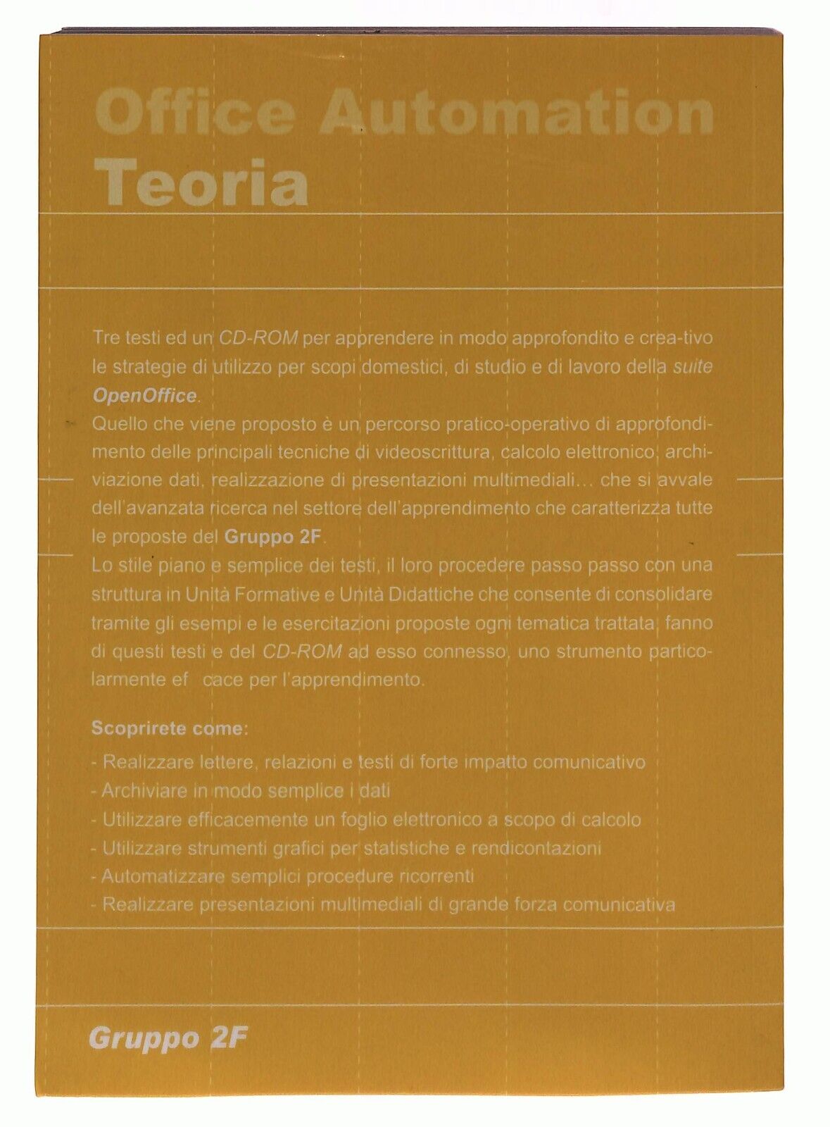 EBOND Office Automation 2 Teoria Gruppo 2f Libro LI036182