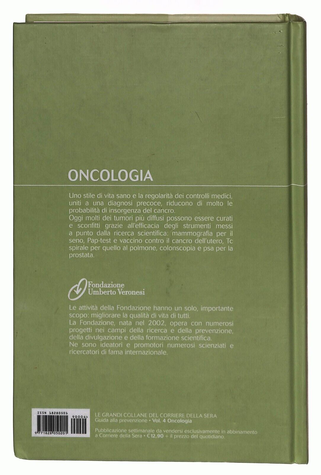 EBOND Guida Alla Prevenzione Vol. 4 Oncologia Corriere Della Sera Libro LI036183