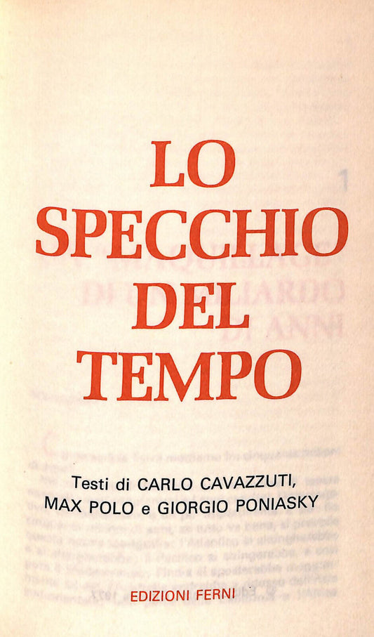 EBOND Nelle Viscere Della Terra Lo Specchio Del Tempo Libro LI036306