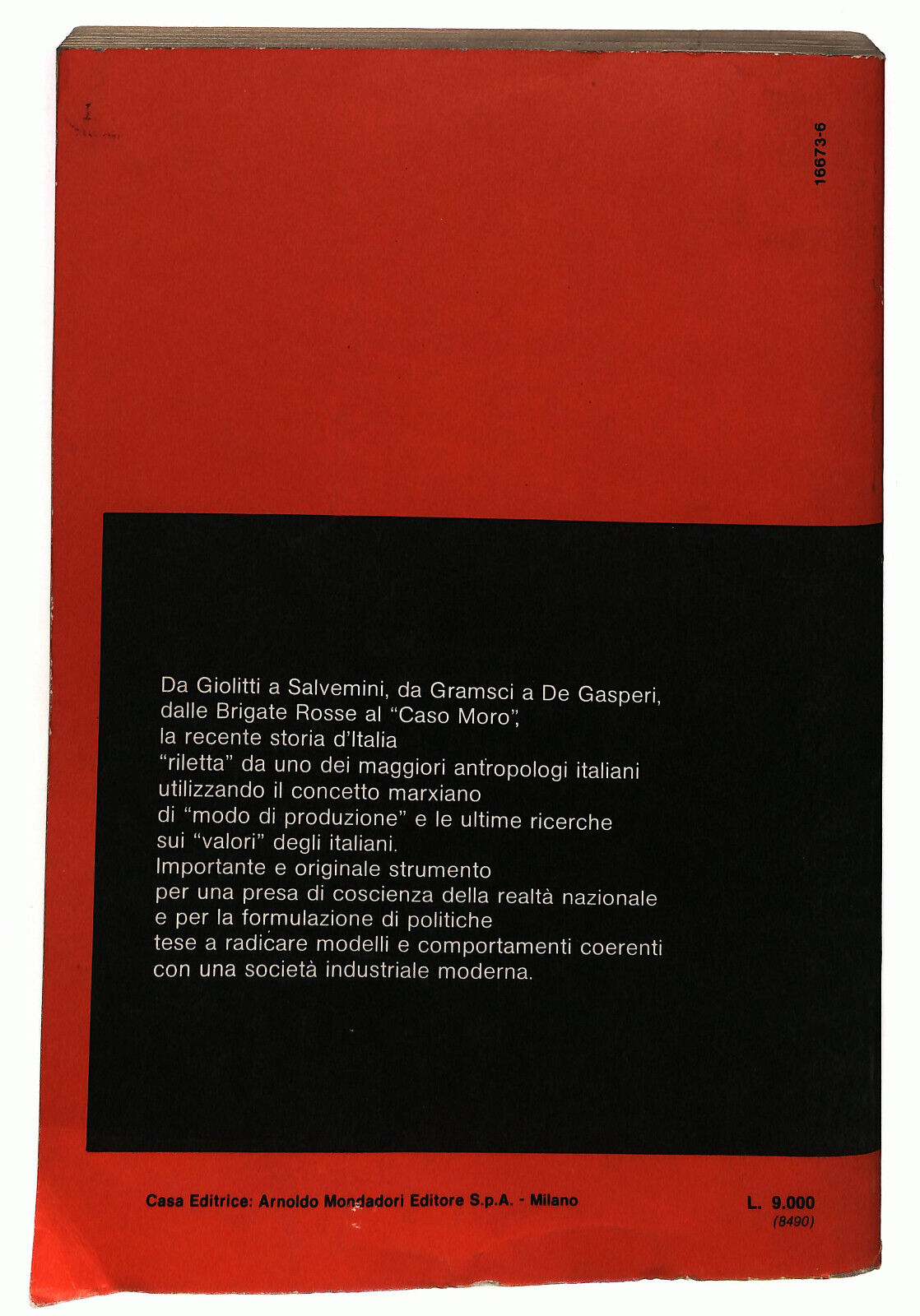 EBOND Modi Di Produzione e Lotta Di Classe In Italia Libro LI036351