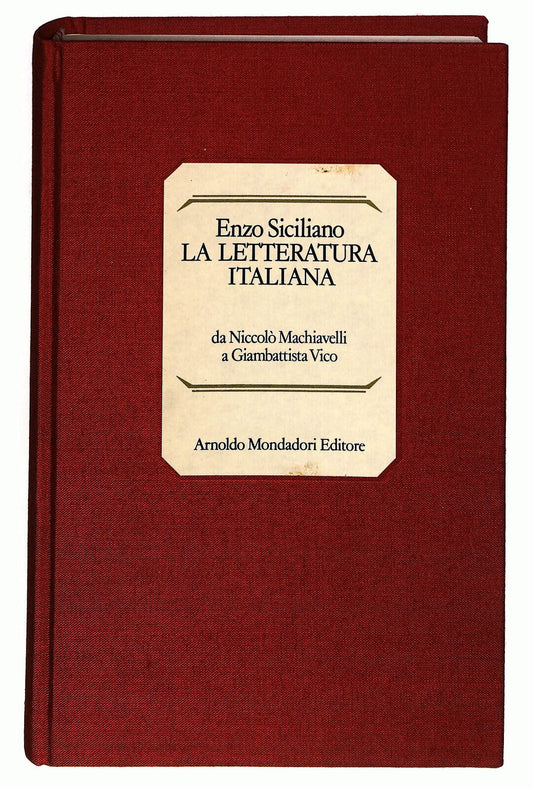 EBOND La Letteratura Italiana Di Enzo Siciliano Vol 2 Libro LI036379
