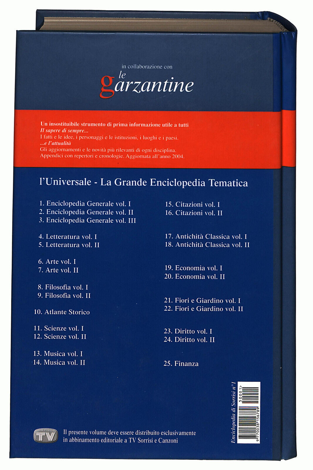 EBOND L'universale Enciclopedia Generale A-fru Garzanti Ed 2005 Libro LI036455