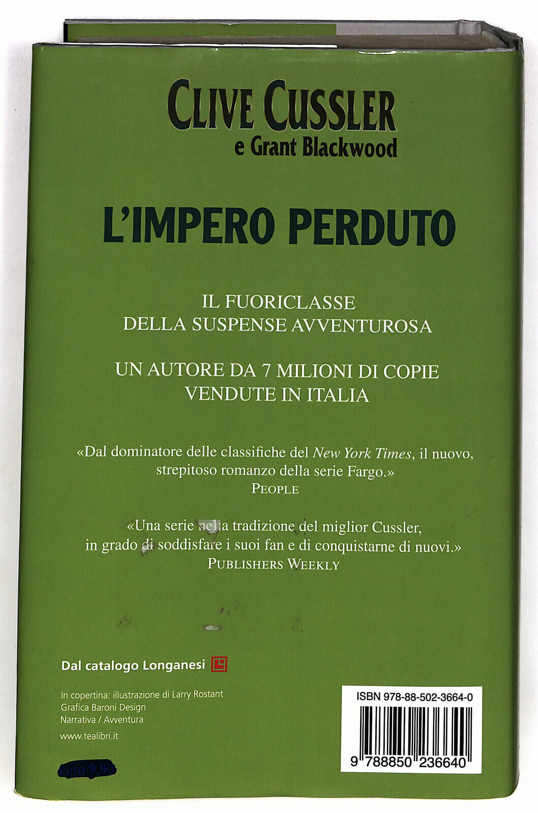 EBOND L'impero Perduto Clive Cussler e Grant Blackwood Libro LI036537