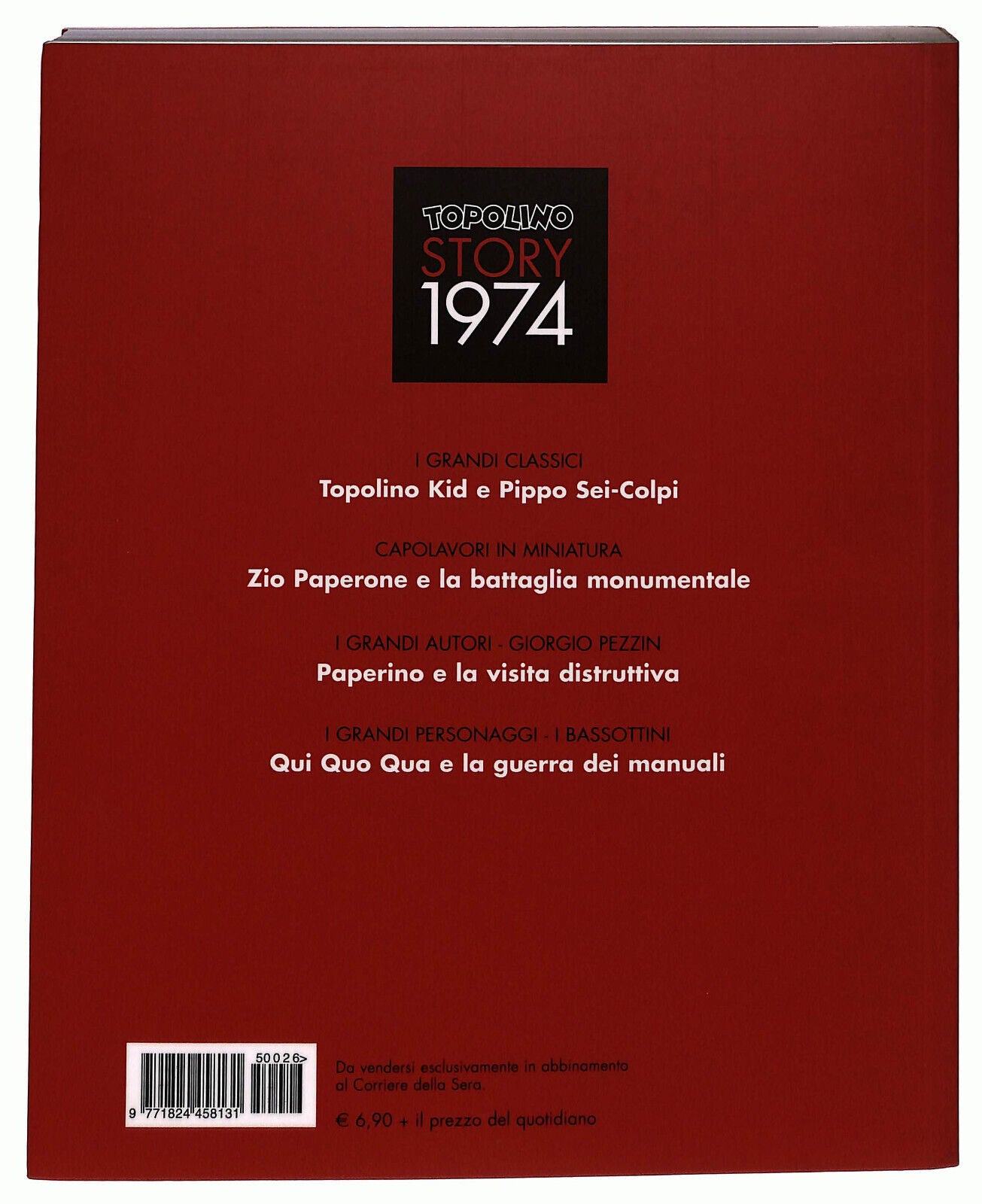 EBOND Topolino Story 1974 N. 26 Corriere Della Sera Libro LI036634