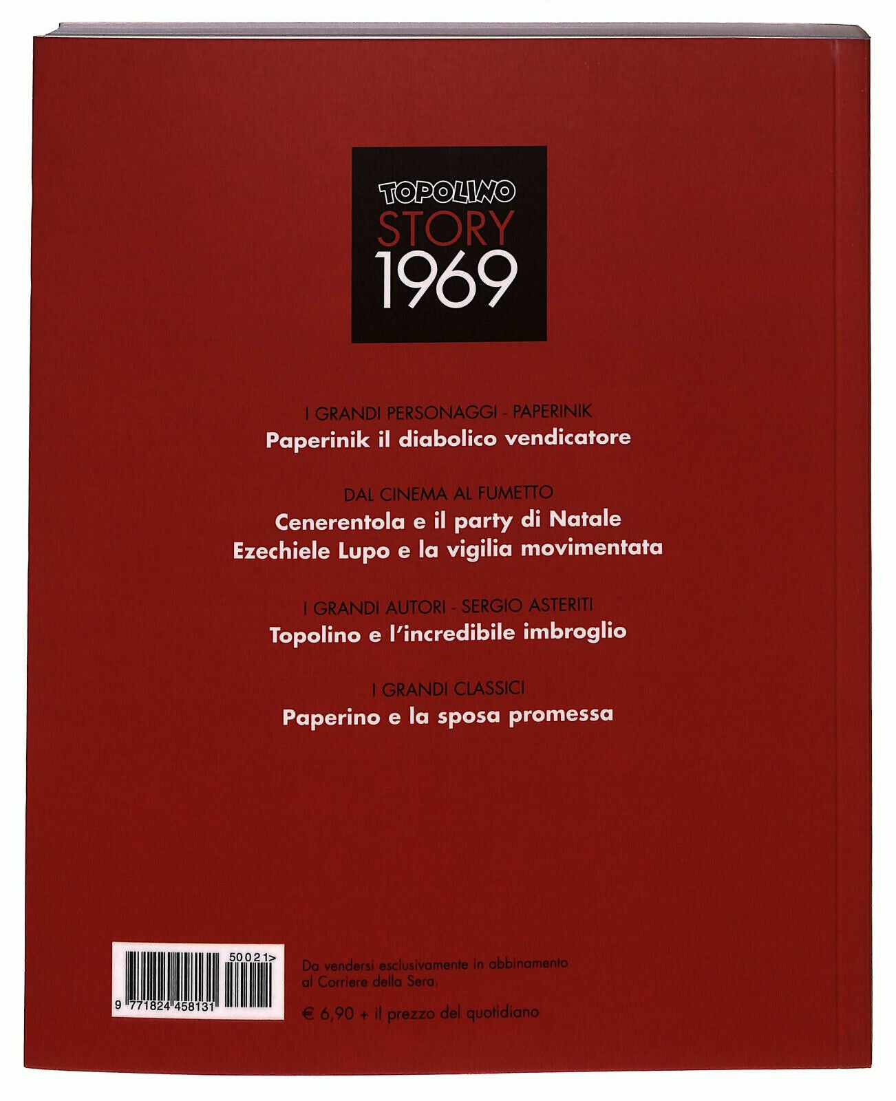 EBOND Topolino Story 1969 N. 21 Corriere Della Sera Libro LI036636