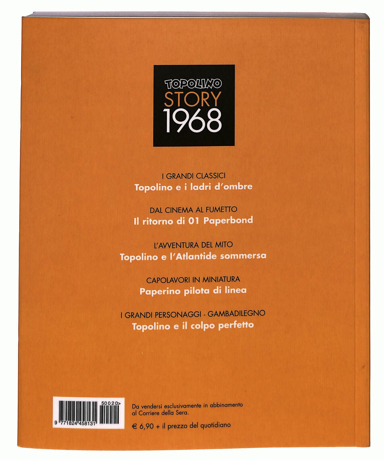 EBOND Topolino Story 1968 N. 20 Corriere Della Sera Libro LI036644