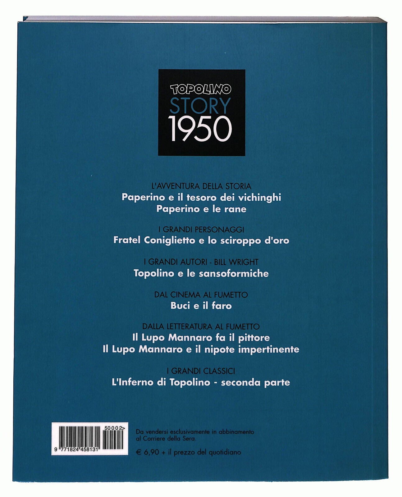 EBOND Topolino Story 1950 N. 2 Corriere Della Sera Libro LI036654