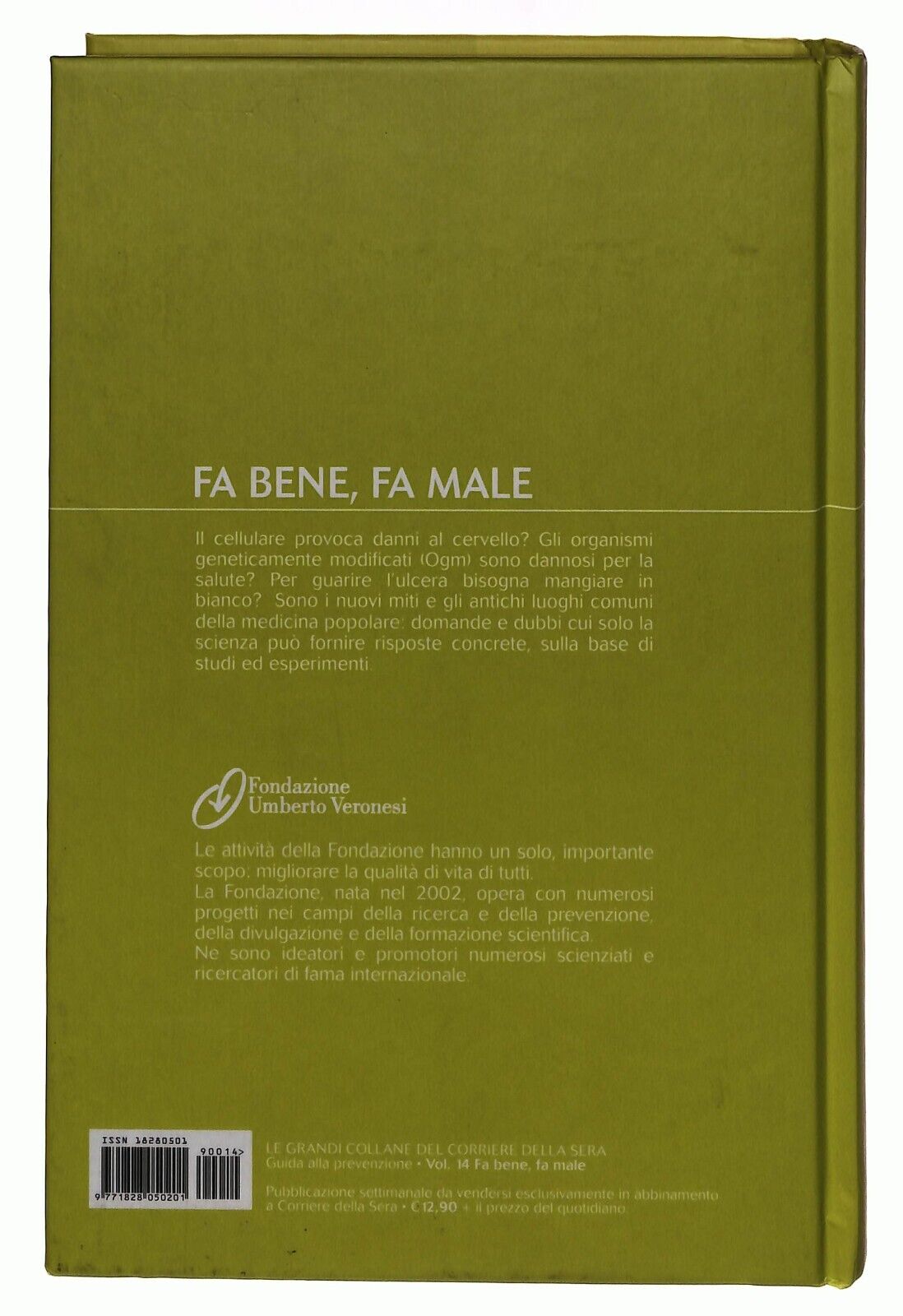 EBOND Guida Alla Prevenzione V.14 Fa Bene Fa Male Corriere Sera Libro LI036730