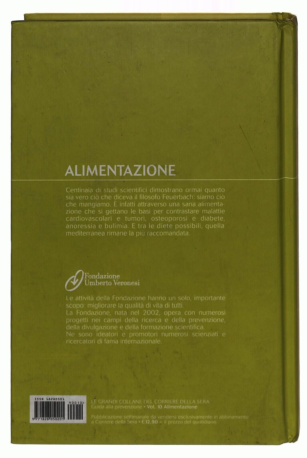 EBOND Guida Alla Prevenzione V.10 Alimentazione Corriere Sera Libro LI036735