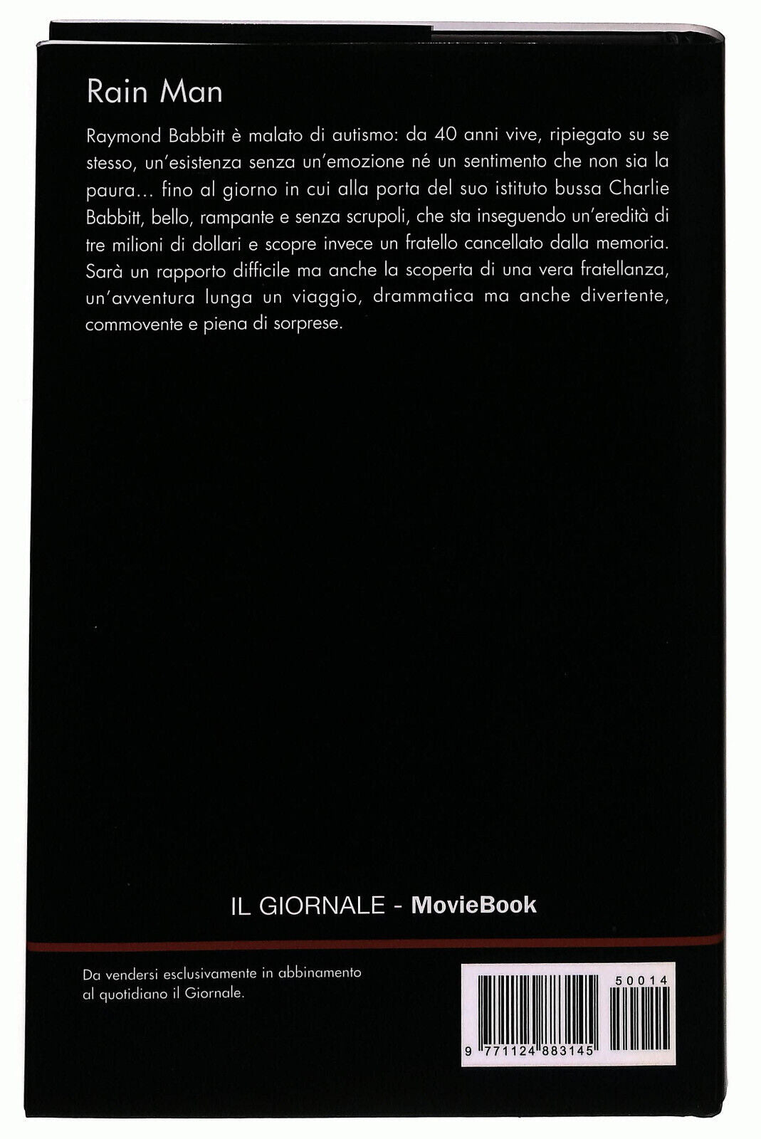 EBOND Il Giornale Moviebook Rain Man Di Leonore Fleischer n 14 Libro LI036954
