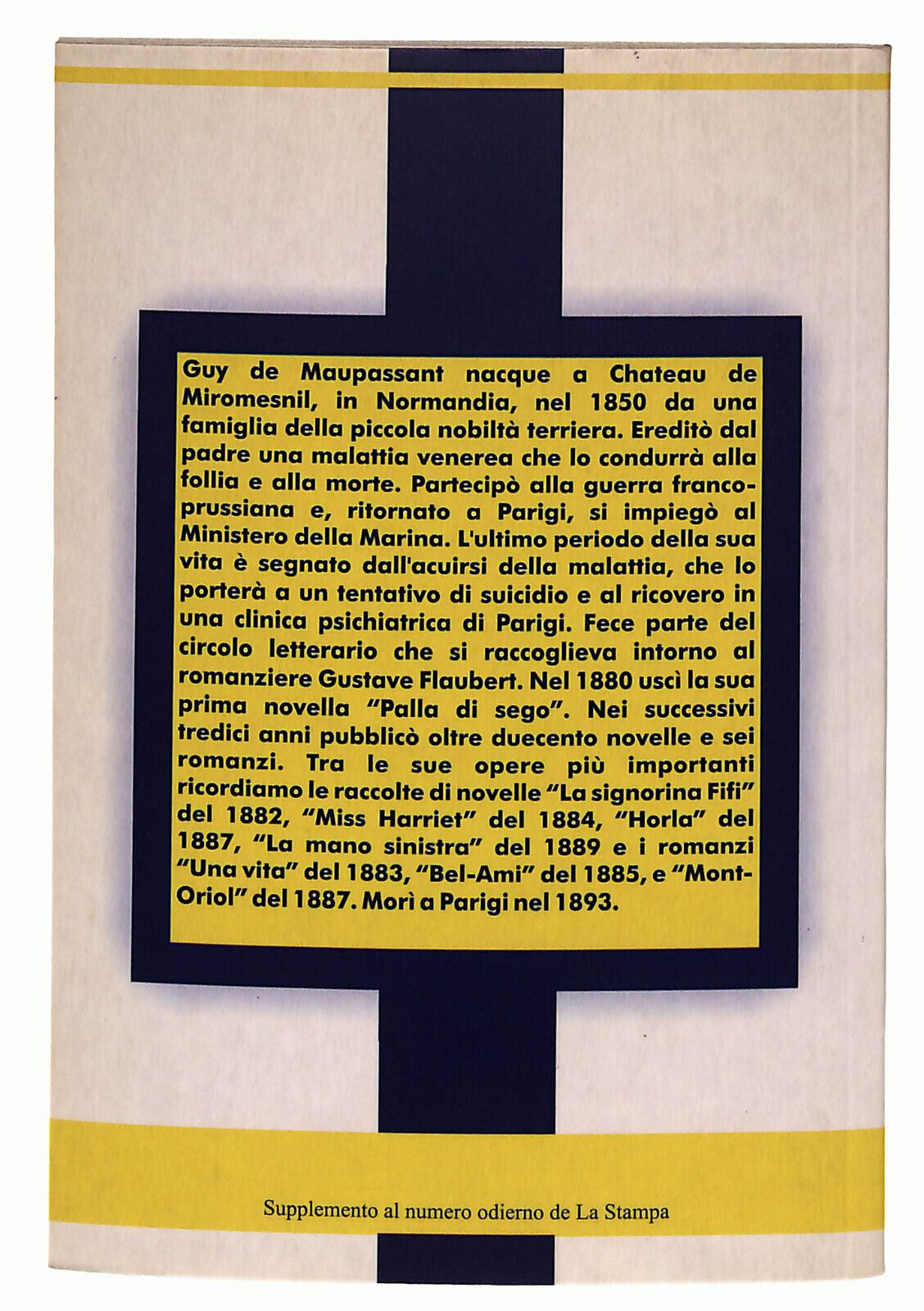 EBOND La Horla Di Guy De Maupassant La Stampa Libro LI037116