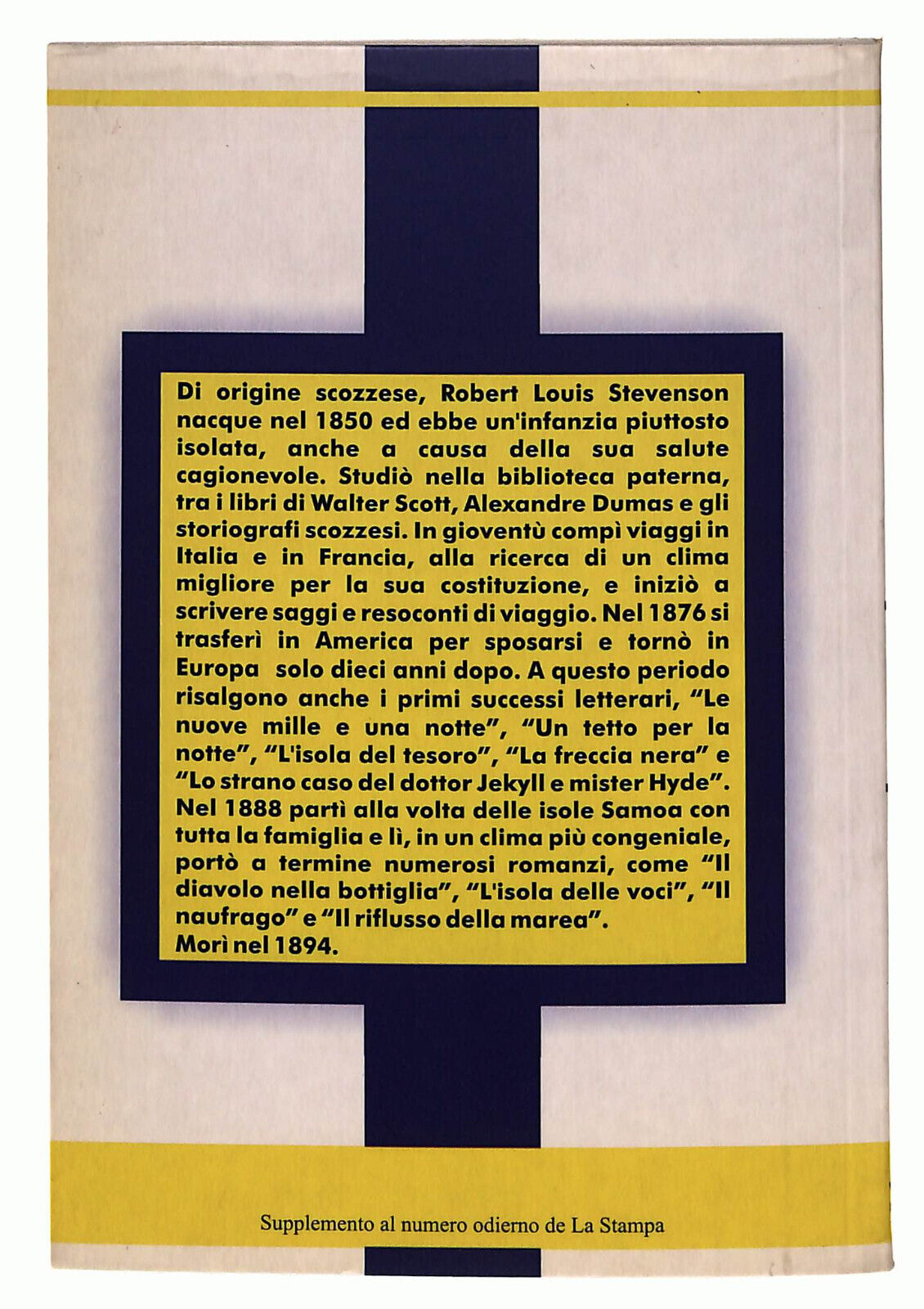 EBOND Lo Strano Caso Del Dottor Jekyll e Mr Hyde La Stampa Libro LI037117